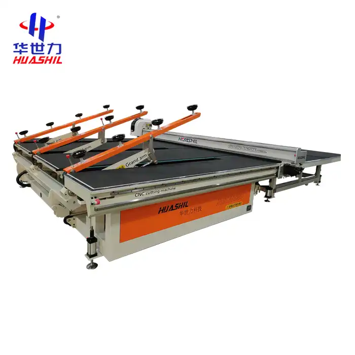 Door glass cutting machine